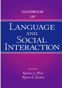 Enlarge image Cover: Handbook of Language and Social Interaction - Psychology Press