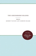 Cover: The Greensboro Reader - The University of North Carolina Press
