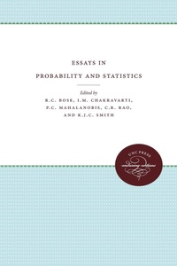 Enlarge image Cover: Essays in Probability and Statistics - The University of North Carolina Press