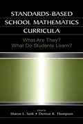 Cover: Standards-based School Mathematics Curricula - Routledge