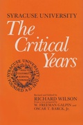 Cover: Syracuse University - Syracuse University Press