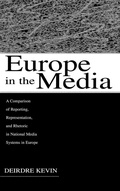 Cover: Europe in the Media - Routledge