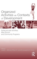 Cover: Organized Activities As Contexts of Development - Psychology Press