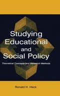 Cover: Studying Educational and Social Policy - Routledge