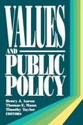 Cover: Values and Public Policy - Brookings Institution