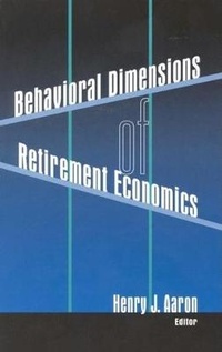 Enlarge image Cover: Behavioral Dimensions of Retirement Economics - Brookings Institution