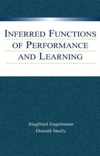 Enlarge image Cover: Inferred Functions of Performance and Learning - Psychology Press Ltd