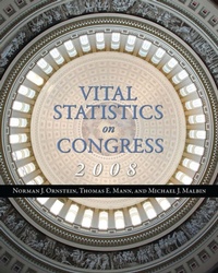 Abbildung von: Vital Statistics on Congress 2008 - Bloomsbury eBooks US