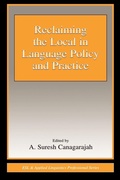 Cover: Reclaiming the Local in Language Policy and Practice - Routledge