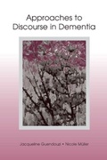 Cover: Approaches to Discourse in Dementia - Psychology Press