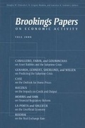Cover: Brookings Papers on Economic Activity: Fall 2008 - Brookings Institution