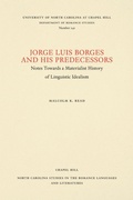 Cover: Jorge Luis Borges and His Predecessors - The University of North Carolina Press