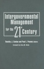 Cover: Intergovernmental Management for the 21st Century - Brookings Institution