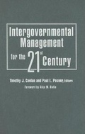 Cover: Intergovernmental Management for the 21st Century - Brookings Institution