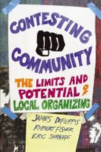 Enlarge image Cover: Contesting Community - Rutgers University Press