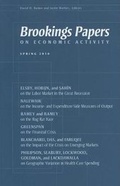 Cover: Brookings Papers on Economic Activity - Brookings Institution