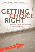 Cover: Getting Choice Right - Brookings Institution