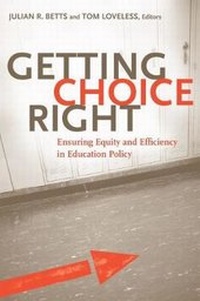 Enlarge image Cover: Getting Choice Right - Brookings Institution