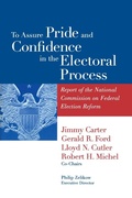 Cover: To Assure Pride and Confidence in the Electoral Process - Brookings Institution