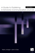 Cover: A Guide to Publishing in Scholarly Communication Journals - Routledge