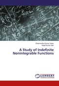 Cover: A Study of Indefinite Nonintegrable Functions - LAP Lambert Academic Publishing