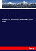 Cover: Grundzuege einer arithmetischen Theorie der algebraischen Groessen - Hansebooks