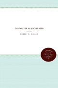 Cover: The Writer As Social Seer - The University of North Carolina Press