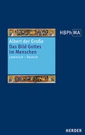 Cover: De imagine. Das Bild Gottes im Menschen - Verlag Herder