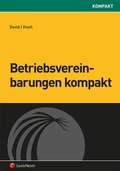 Cover: Betriebsvereinbarungen kompakt - LexisNexis Verlag ARD ORAC GmbH