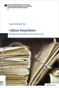 Cover: "Akten-Einsichten" - Bundesarchiv/Stasi-Unterlagen-Archiv