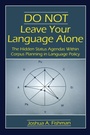 Cover: DO NOT Leave Your Language Alone - Routledge