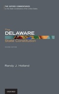 Cover: The Delaware State Constitution - Oxford University Press Inc