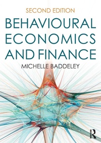 Enlarge image Cover: Behavioural Economics and Finance - Routledge