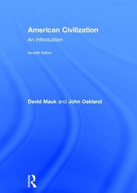 Enlarge image Cover: American Civilization - Routledge