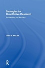 Cover: Strategies for Quantitative Research - Routledge