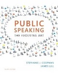 Cover: Public Speaking - Wadsworth Publishing Co Inc
