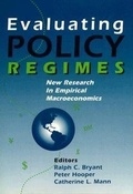Cover: Evaluating Policy Regimes - Brookings Institution