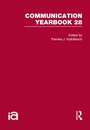 Cover: Communication Yearbook 28 - Routledge