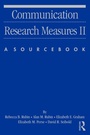 Cover: Communication Research Measures II - Routledge