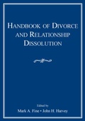 Cover: Handbook of Divorce and Relationship Dissolution - Psychology Press