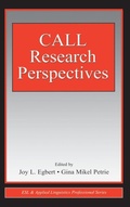 Cover: CALL Research Perspectives - Routledge