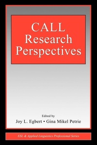 Enlarge image Cover: CALL Research Perspectives - Routledge