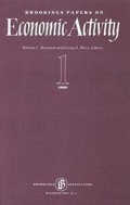 Cover: Brookings Papers on Economic Activity 1999:1, Macroeconomics - Brookings Institution