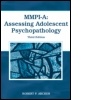 Cover: MMPI-A: Assessing Adolescent Psychopathology - Lawrence Erlbaum Associates Inc