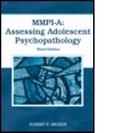 Cover: MMPI-A: Assessing Adolescent Psychopathology - Lawrence Erlbaum Associates Inc