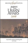 Cover: Brookings-Wharton Papers on Urban Affairs - Brookings Institution