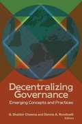 Cover: Decentralizing Governance - Brookings Institution