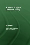 Cover: A Primer of Signal Detection Theory - Psychology Press