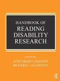 Cover: Handbook of Reading Disability Research - Routledge