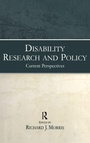 Cover: Disability Research and Policy - Routledge